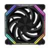 202507220074920 Darkflash Infinity 34 Single Black 120mm ARGB Magnetic Fan 2000RPM - Darkflash Infinity 34 Single Black