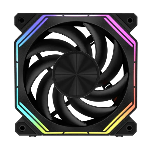 Darkflash Infinity 34 Single Black 120mm ARGB Magnetic Fan 2000RPM - Darkflash Infinity 34 Single Black