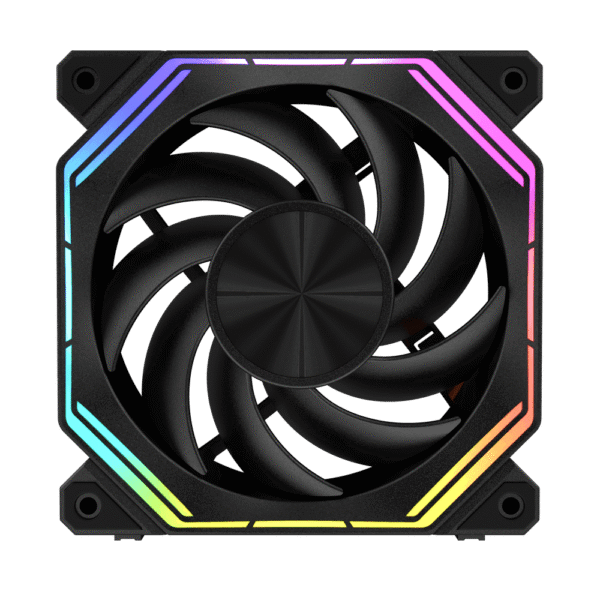202507220074920 Darkflash Infinity 34 Single Black 120mm ARGB Magnetic Fan 2000RPM - Darkflash Infinity 34 Single Black