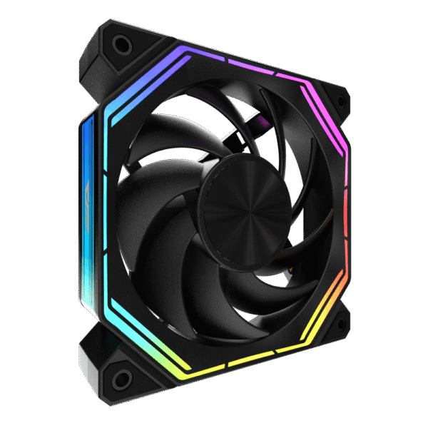 202507220074922 Darkflash Infinity 34 Single Black 120mm ARGB Magnetic Fan 2000RPM - Darkflash Infinity 34 Single Black