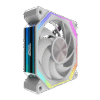 Darkflash Infinity 34 Single White 120mm ARGB Magnetic Fan 2000RPM - Darkflash Infinity 34 Single White