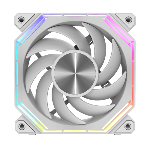 Darkflash Infinity 34R Reverse Blade 120mm ARGB PWM Fan White 2000RPM - Darkflash Infinity 34R Reverse White