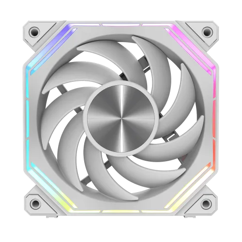 Darkflash Infinity 34R Reverse Blade 120mm ARGB PWM Fan White 2000RPM - Darkflash Infinity 34R Reverse White