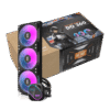 Darkflash Explore DO-360 Black AIO Liquid Cooler LCD Display 360mm ARGB - Darkflash Explore DO-360 Black