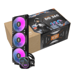 Darkflash Explore DO-360 Black AIO Liquid Cooler LCD Display 360mm ARGB - Darkflash Explore DO-360 Black