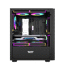 Darkflash M305 Mesh Black mATX High Airflow Gaming Case Tempered Glass USB 3.0 - Darkflash M305 Mesh Black
