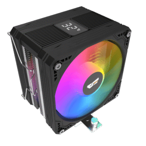 Darkflash M400 Plus Black ARGB CPU Air Cooler 4 Heatpipes 120mm Hydro Bearing Fan - Darkflash M400 Plus Black