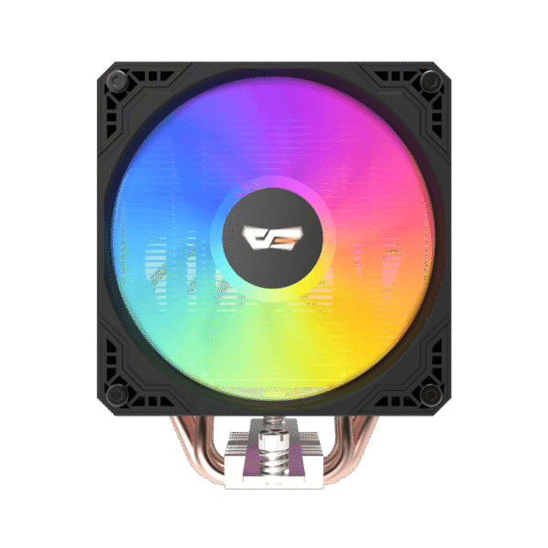 Darkflash M400 Plus Black ARGB CPU Air Cooler 4 Heatpipes 120mm Hydro Bearing Fan - Darkflash M400 Plus Black