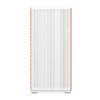 Darkflash DS900WS White ATX Panoramic Wood Accent Gaming Case USB Type-C - Darkflash DS900WS White