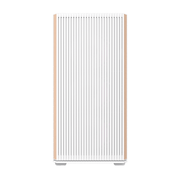 Darkflash DS900WS White ATX Panoramic Wood Accent Gaming Case USB Type-C - Darkflash DS900WS White