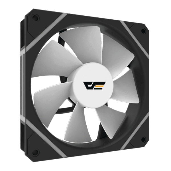 Darkflash DM12R F Reverse Blade 120mm ARGB Fan Black Hydro Bearing - Darkflash DM12R F Reverse Black