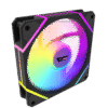 Darkflash DM12R F Reverse Blade 120mm ARGB Fan Black Hydro Bearing - Darkflash DM12R F Reverse Black