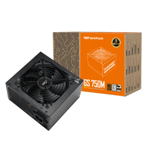 Darkflash GS750 750W 80+ Bronze Full Modular PSU ATX v3.1 PCIe 5.1 - Darkflash GS750