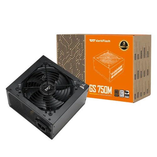 Darkflash GS750 750W 80+ Bronze Full Modular PSU ATX v3.1 PCIe 5.1 - Darkflash GS750