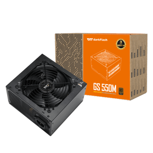 Darkflash GS550 550W 80+ Bronze Full Modular PSU ATX v3.1 PCIe 5.0 - Darkflash GS550