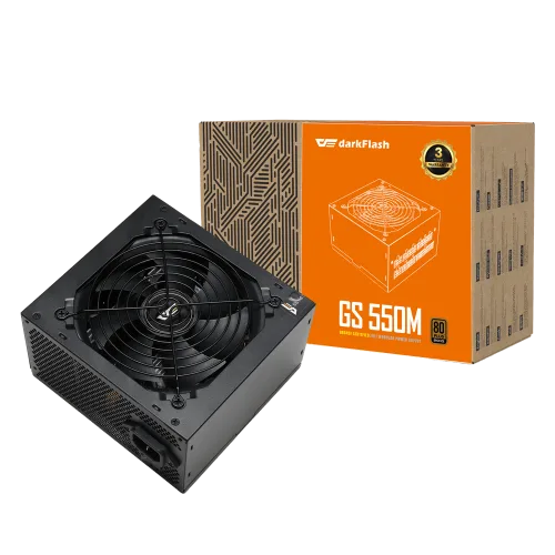 Darkflash GS550 550W 80+ Bronze Full Modular PSU ATX v3.1 PCIe 5.0 - Darkflash GS550