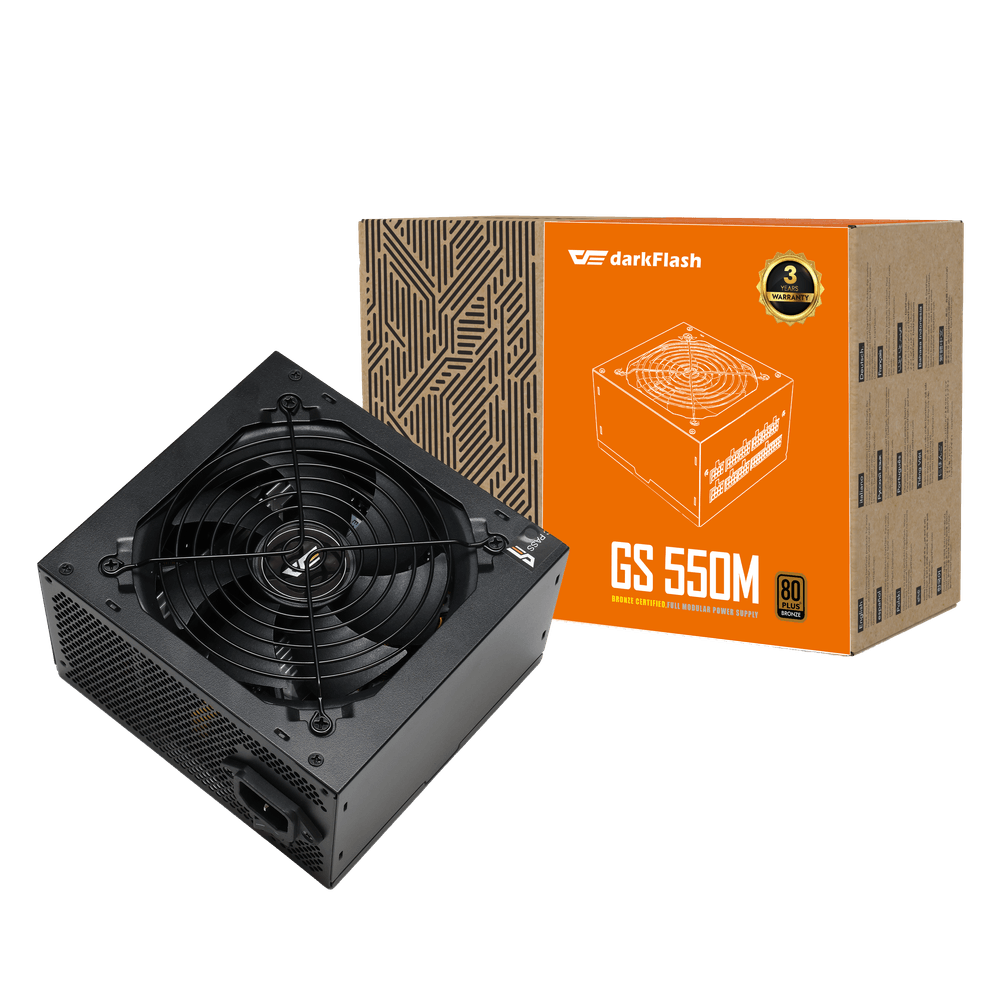 Darkflash GS550 550W 80+ Bronze Full Modular PSU ATX v3.1 PCIe 5.0 – Darkflash GS550...