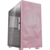 Darkflash DLM21 Mesh Pink mATX Gaming Case Hinged Tempered Glass - Darkflash DLM21 Pink