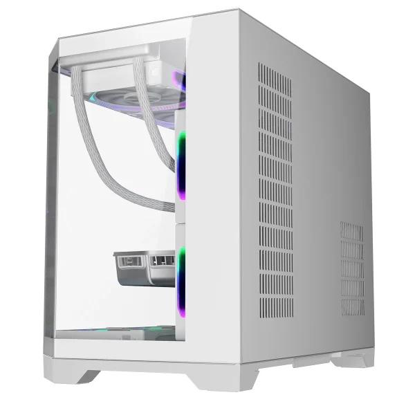 Coolman Spectra M-ATX / ITX PC Case Dual Chamber with Customizable LCD Screen