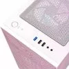 Darkflash DLM21 Mesh Pink mATX Gaming Case Hinged Tempered Glass - Darkflash DLM21 Pink