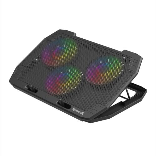 Redragon Ingrid Laptop Cooler RGB 3 Fans 17-inch Support - RD GCP511