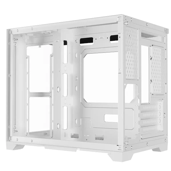 Coolman Spectra M-ATX / ITX PC Case Dual Chamber with Customizable LCD Screen