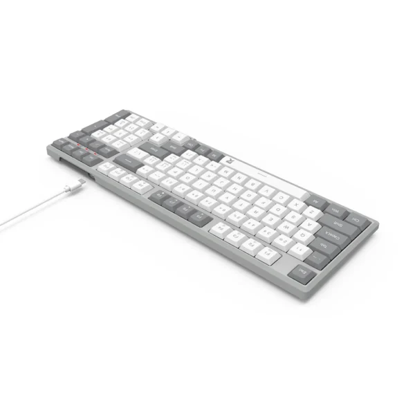 Redragon BK-7114WG Slim Wireless Keyboard Scissor Switch 96% Layout Tri-Mode - Redragon RD BK-7114WG