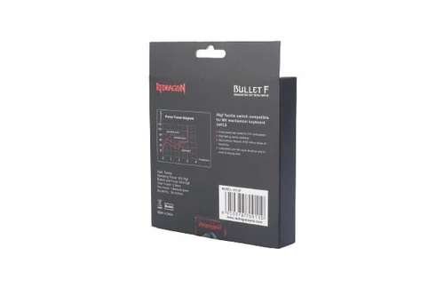 Redragon A113 Bullet-F Heavy Tactile Mechanical Switches 80M Clicks 24pcs - A113F