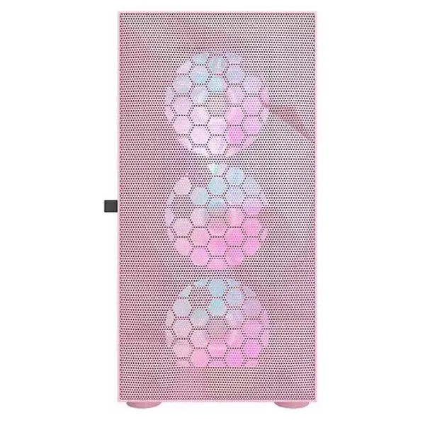 Darkflash DLM21 Mesh Pink mATX Gaming Case Hinged Tempered Glass - Darkflash DLM21 Pink