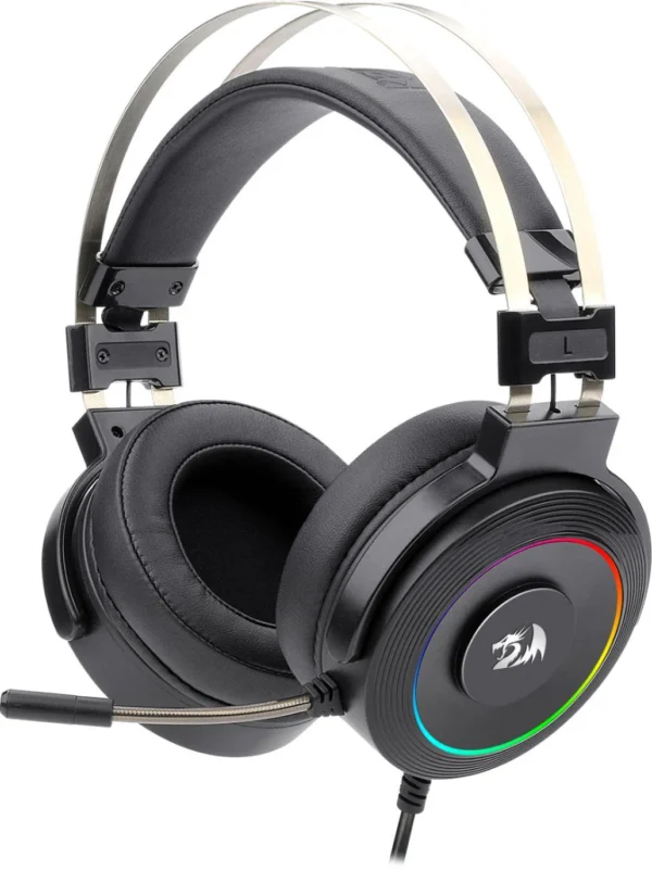 Redragon Lamia 2 Virtual 7.1 Surround Sound RGB Gaming Headset with Stand - Redragon LAMIA 2 W/STAND RD H320RGB-1