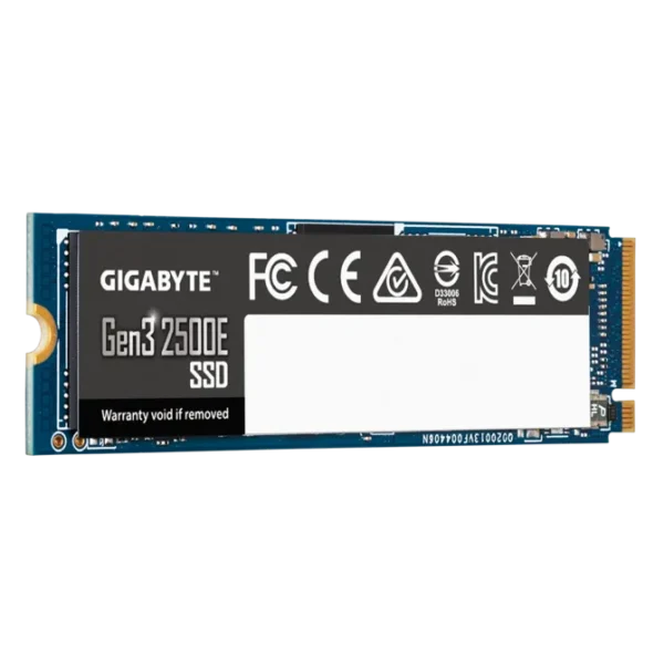 GIGABYTE Gen3 2500E 500GB M.2 2280 NVMe SSD PCIe 3.0 x4 - GP-G325E500G