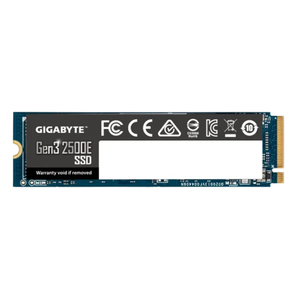 GIGABYTE Gen3 2500E 500GB M.2 2280 NVMe SSD PCIe 3.0 x4 - GP-G325E500G