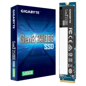 GIGABYTE Gen3 2500E 500GB M.2 2280 NVMe SSD PCIe 3.0 x4 - GP-G325E500G