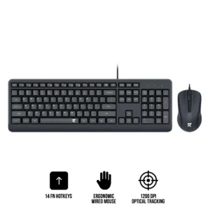 Redragon BS-7092 Wired Keyboard and Mouse Combo Anti-ghosting Spill Resistant - Redragon RD BS-7092