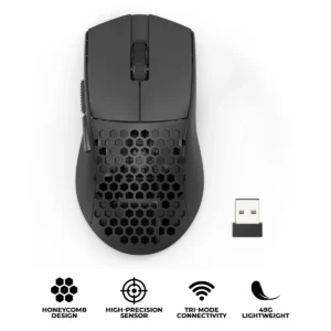 Redragon Astrolabe Lite White Tri-Mode Honeycomb Gaming Mouse 10000 DPI - Redragon ASTROLABE LITE RD M725W-LIT