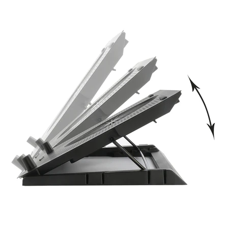 Redragon Ivy Laptop Cooler 5 Fans Aluminum Panel RGB 15.6 Support - RD GCP500