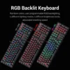 Redragon Mitra V2 104 Key RGB Mechanical Keyboard Blue Switch N-Key Rollover - Redragon MITRA V2 RD K551RGB-1