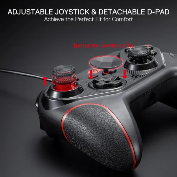 Redragon Rift Wired Gamepad PC Switch PS3 Compatible Programmable Keys - G710