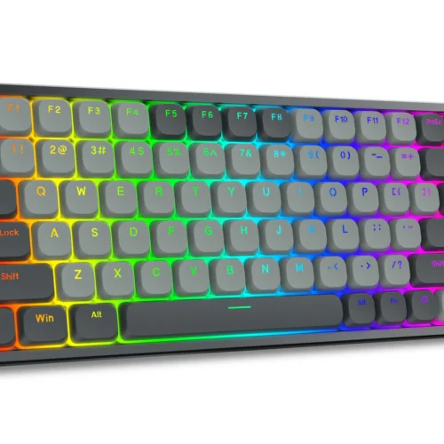 Redragon Azure 75% Aluminum Low Profile Tri-Mode Wireless Mechanical Keyboard RGB Win/Mac - Redragon AZURE RD K652GG-RGB-PRO