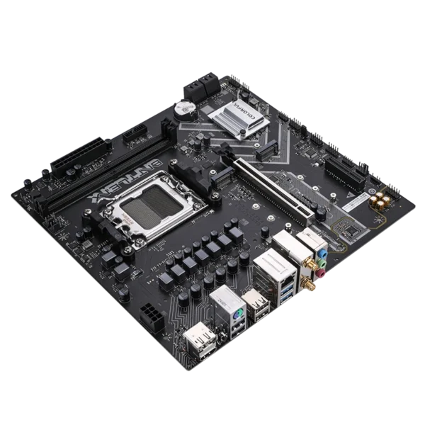 Colorful Battle-Ax B650M-E WIFI V14 AMD B650 Micro-ATX Motherboard DDR5 WiFi 6 - COLORFUL BATTLE-AX B650M-E WIFI V14