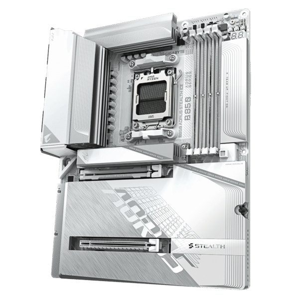 B850 AORUS STEALTH ICE_05 GIGABYTE B850 AORUS STEALTH AMD B850 AM5 ATX Motherboard DDR5 WiFi 7 PCIe 5.0 - GA-B850-A-STEALTH | GA-B850-A-STEALTH-ICE