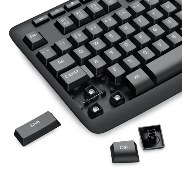 Redragon BS-7367-A Wireless Keyboard and Mouse Combo Ergonomic Palm Rest 4000 DPI - Redragon RD BS-7367-A
