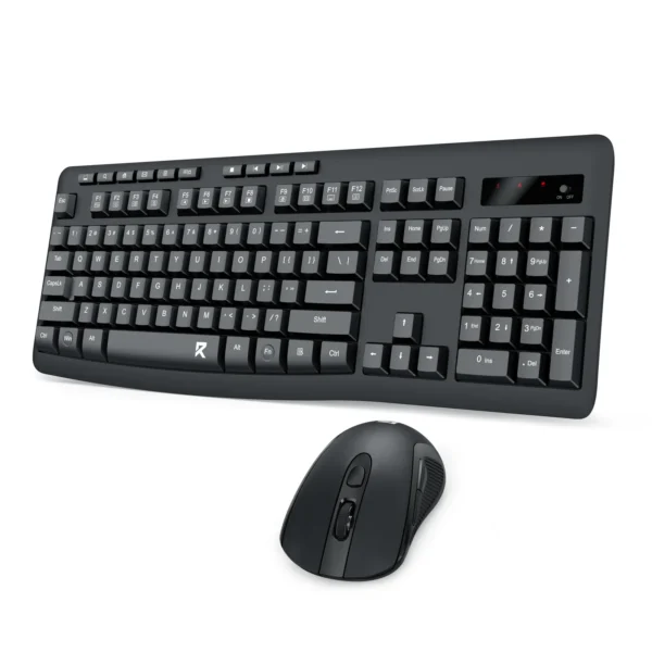 Redragon BS-7367-A Wireless Keyboard and Mouse Combo Ergonomic Palm Rest 4000 DPI - Redragon RD BS-7367-A