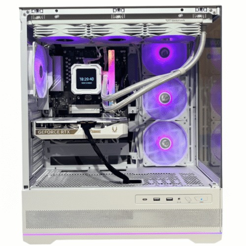 Driftwood | Mid-Range AMD Ryzen 7 8700F RTX 5060 Gaming PC - 32GB DDR5 1TB NVMe SSD White Build for 1440p Gaming and Content Creation
