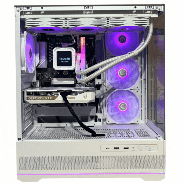 Driftwood | Mid-Range AMD Ryzen 7 8700F RTX 5060 Gaming PC - 32GB DDR5 1TB NVMe SSD White Build for 1440p Gaming and Content Creation