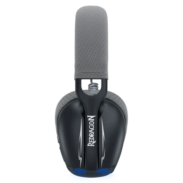 Redragon Skuld Pro Black/Gray Tri-Mode Wireless Gaming Headset 7.1 Surround 53mm Drivers - Redragon SKULD PRO RD H878BG