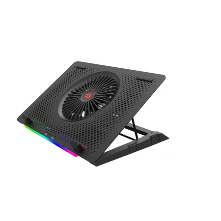 Redragon Ivy Laptop Cooler 5 Fans Aluminum Panel RGB 15.6 Support - RD GCP500