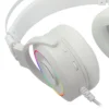 Redragon Lamia 2 White Virtual 7.1 Surround Sound RGB Gaming Headset with Stand - Redragon LAMIA 2 W/STAND RD H320W-RGB