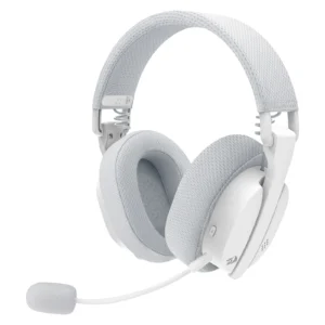 Redragon Luce White Tri-Mode Wireless Gaming Headset 7.1 Surround 40mm Drivers - Redragon LUCE RD H888W