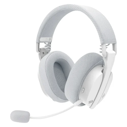Redragon Luce White Tri-Mode Wireless Gaming Headset 7.1 Surround 40mm Drivers - Redragon LUCE RD H888W